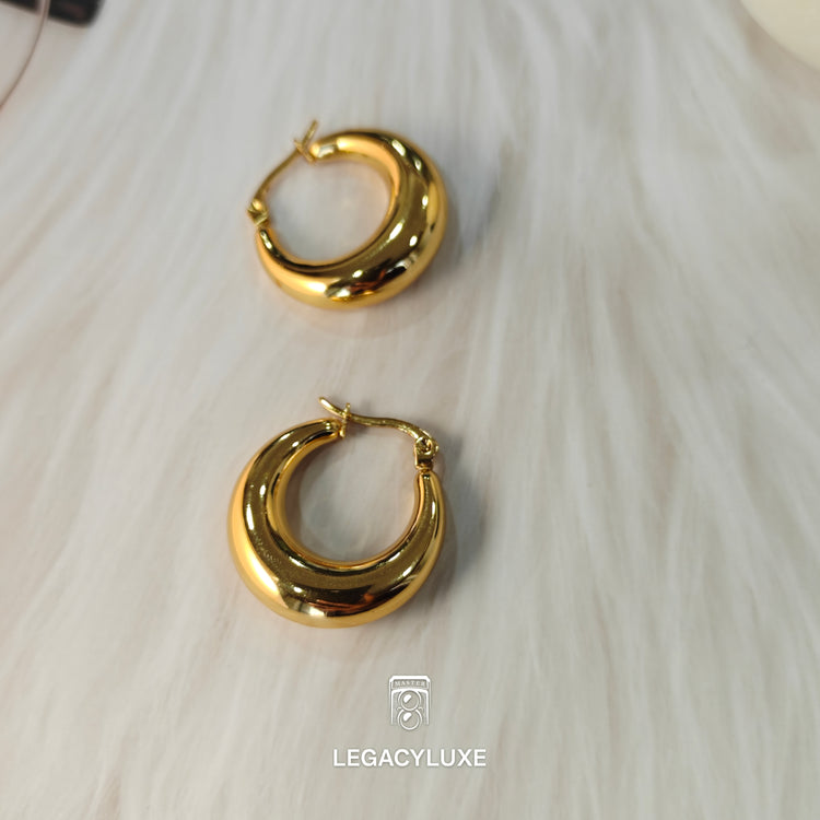 ClassicDome Gold Hoops