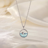beachfish tail necklace
