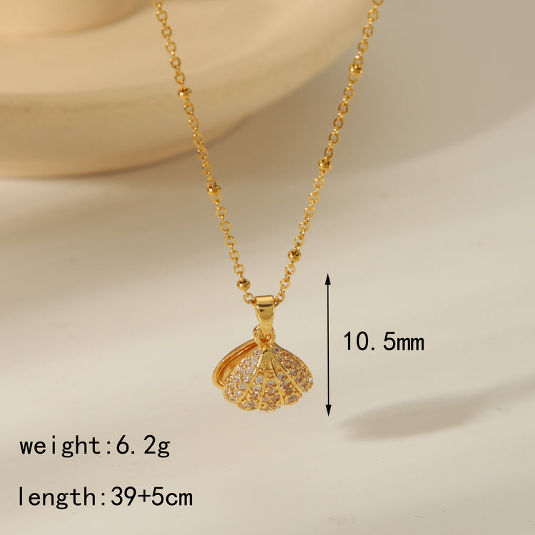 OceanMist Gold Pendant