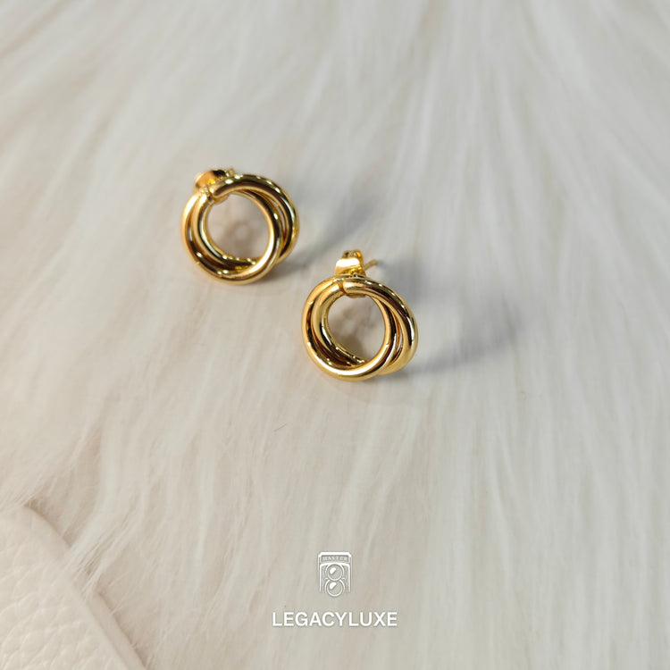 GoldenKnot Luxe Studs