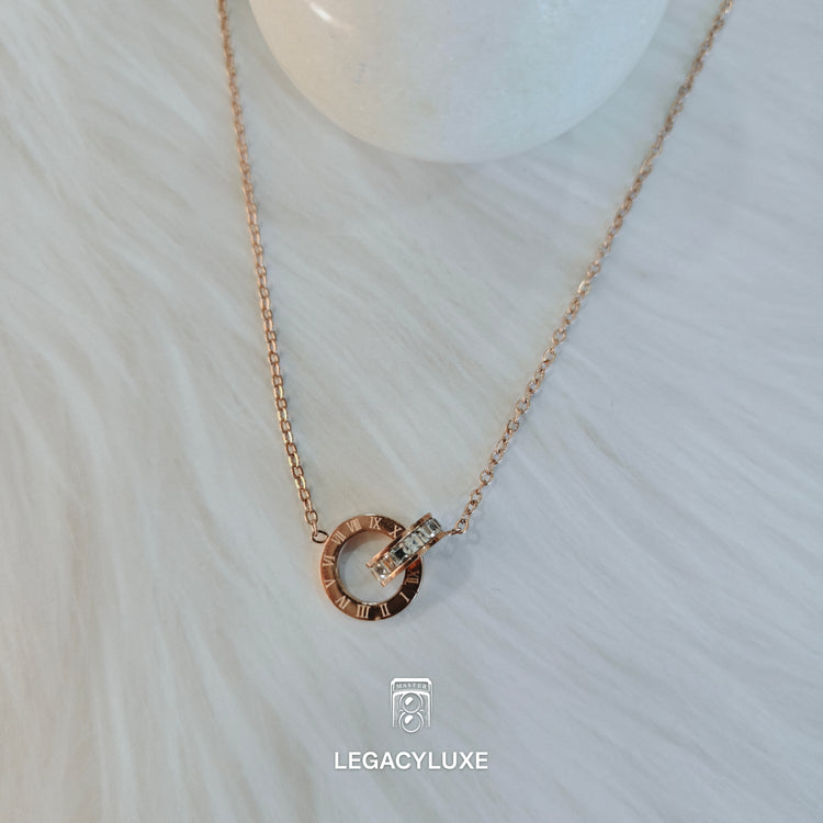 double ring necklace