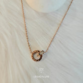 double ring necklace