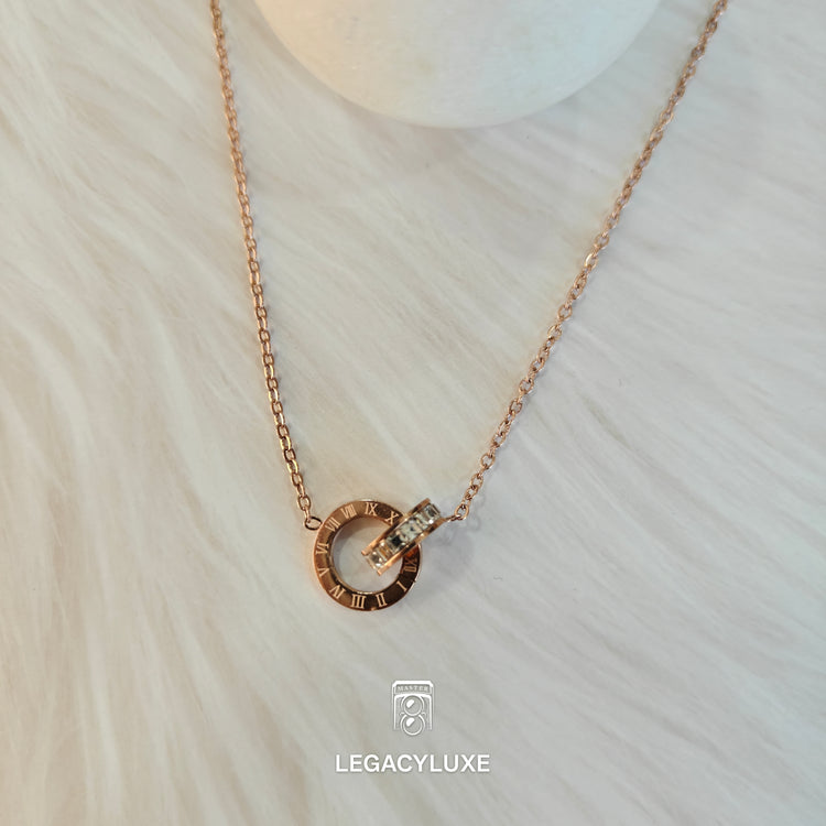 double ring necklace