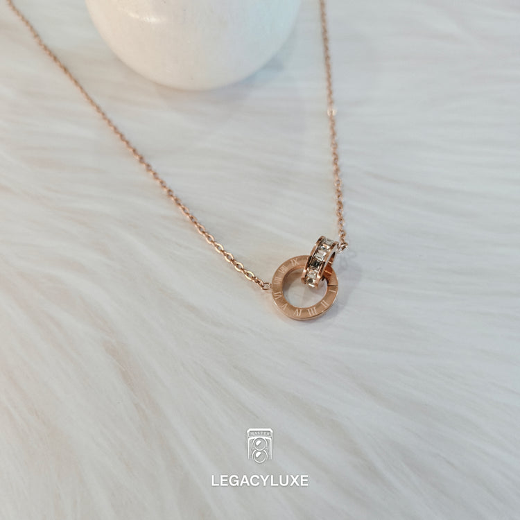 double ring necklace