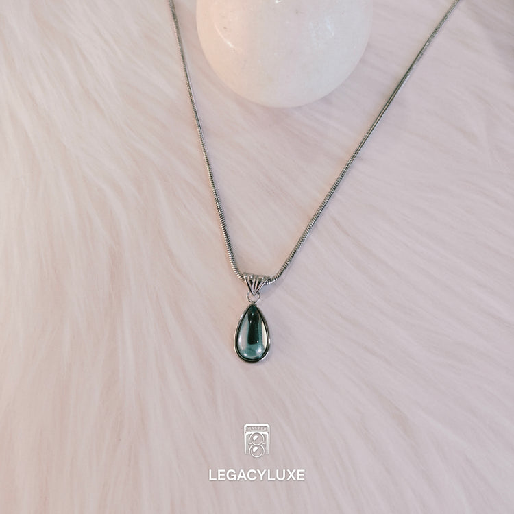 Natureluxe Drop Necklace - blue