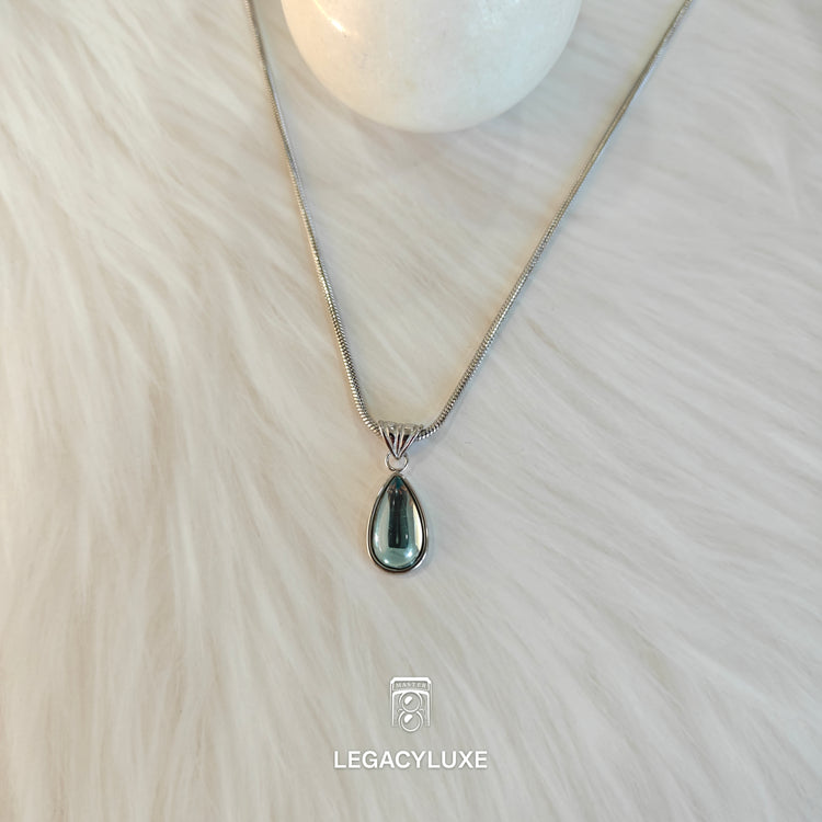 Natureluxe Drop Necklace - blue
