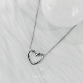 PureHeart Silver Necklace