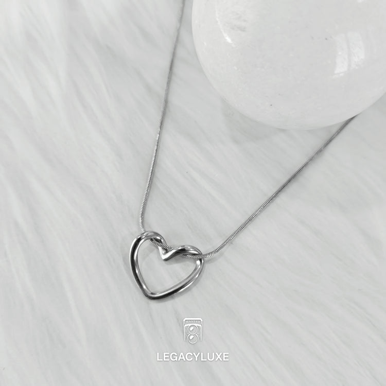PureHeart Silver Necklace