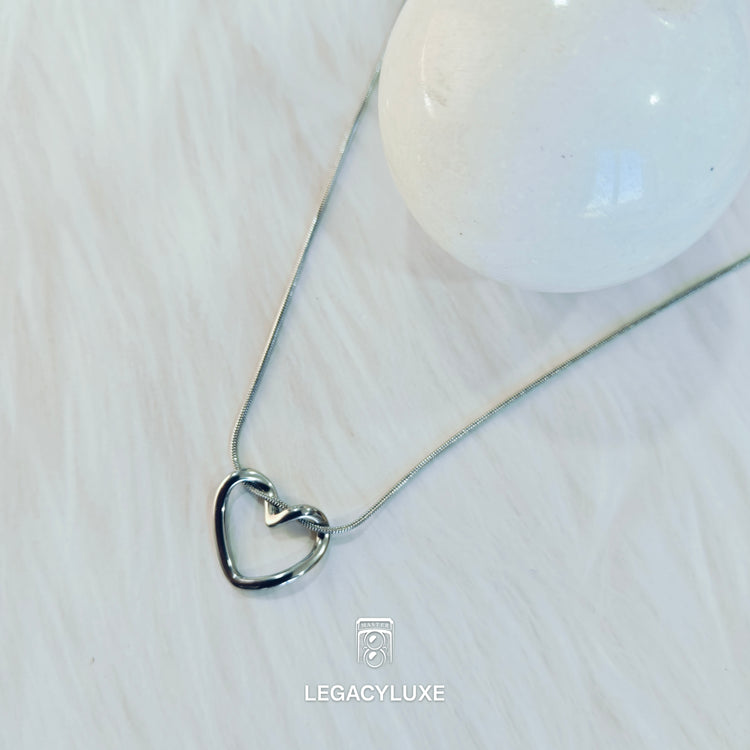 PureHeart Silver Necklace