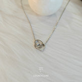 TogetherForever Hearts Pendant - silver