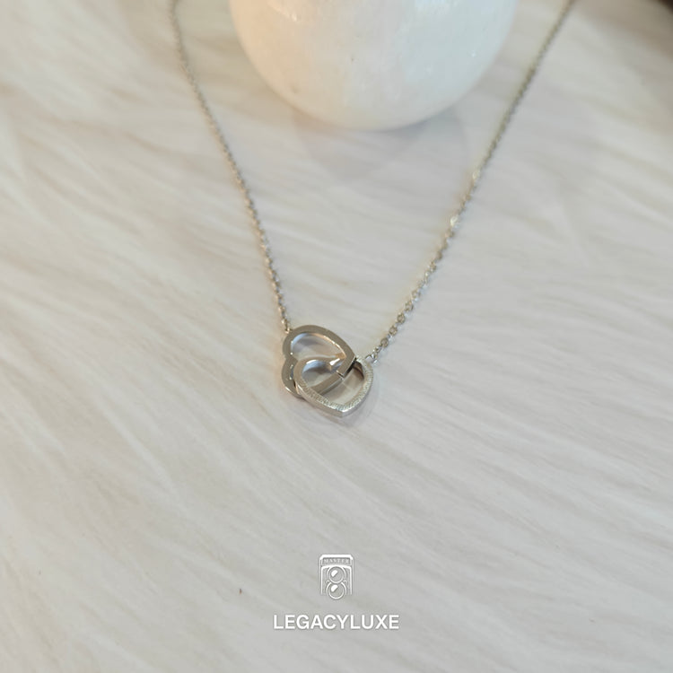 TogetherForever Hearts Pendant - silver