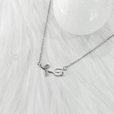 Silver Leaf Shine Necklace
