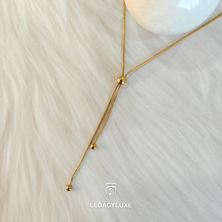 Graceful Ribbon Necklace