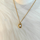 Golden Aura Pearl pendant