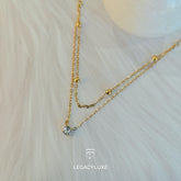 GlowDrop Layer Necklace