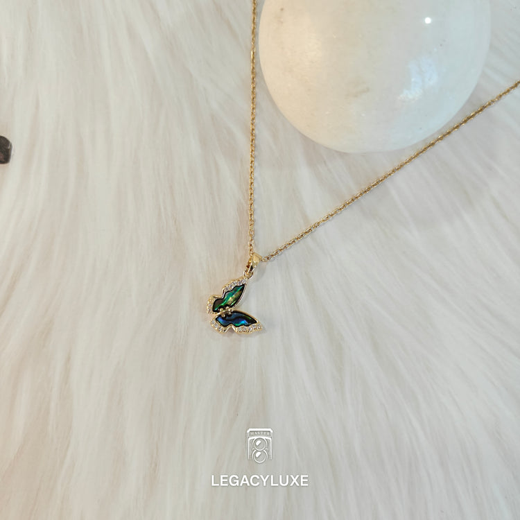 BlueFlutter Charm Necklace