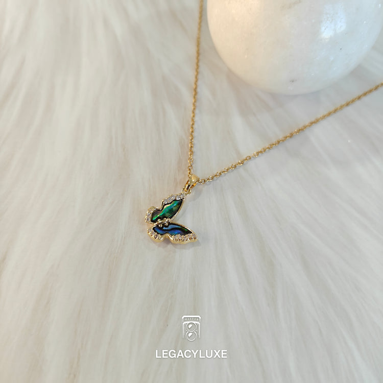 BlueFlutter Charm Necklace