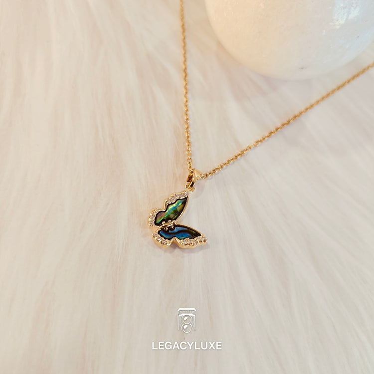 BlueFlutter Charm Necklace