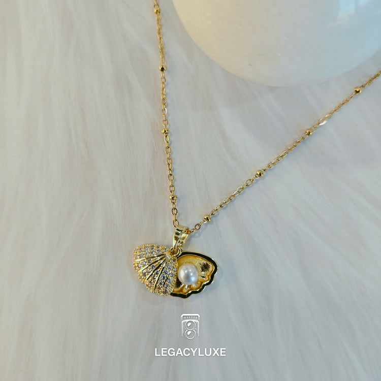 OceanMist Gold Pendant