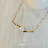 Pearl Arc Elegance Necklace