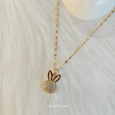 golden BunnyBliss Necklace