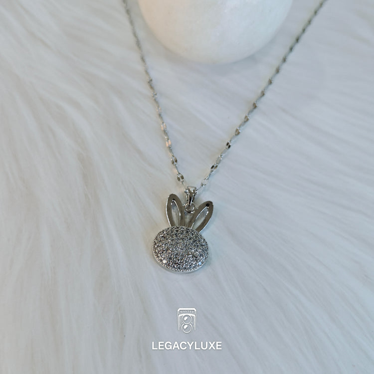 silver BunnyBliss Necklace