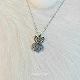 silver BunnyBliss Necklace