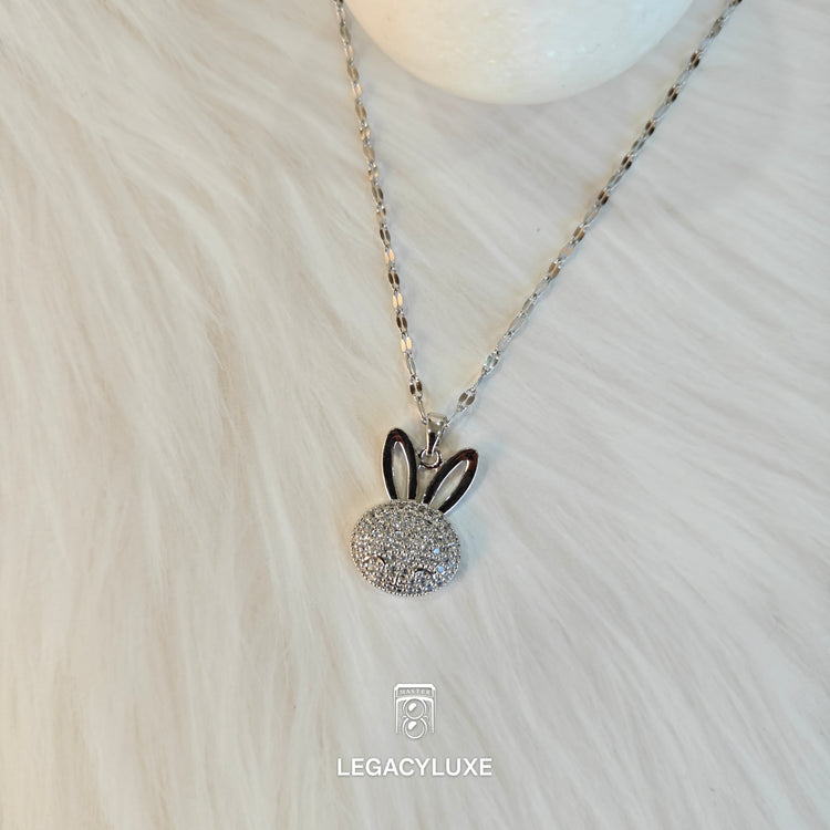 silver BunnyBliss Necklace