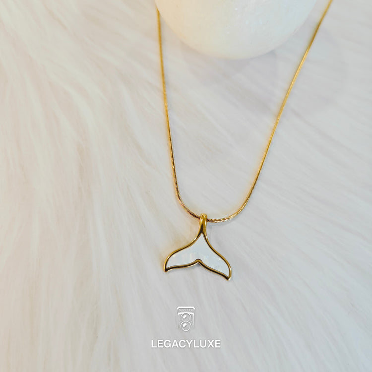 Dolphin tail necklace
