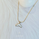 Dolphin tail necklace