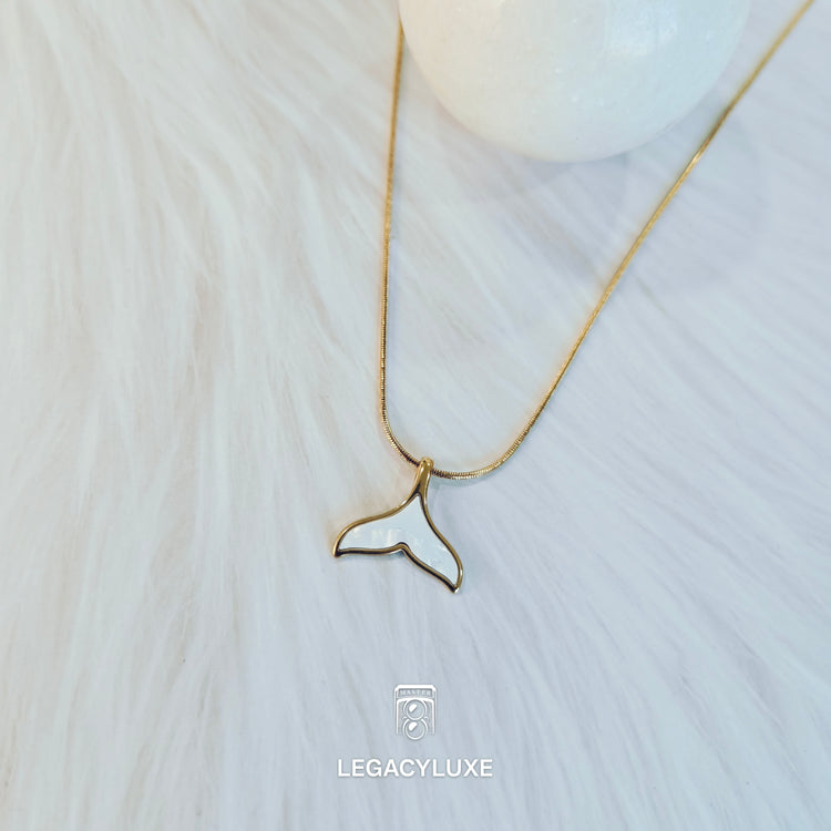 Dolphin tail necklace