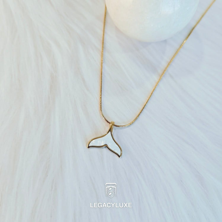 Dolphin tail necklace