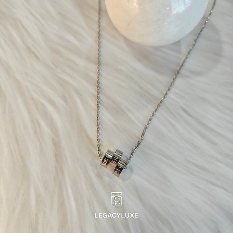 Silver Luxe Trio Necklace