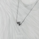 Silver Luxe Trio Necklace