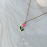 redRosette Necklace