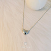 Silver Heart Elegance Necklace