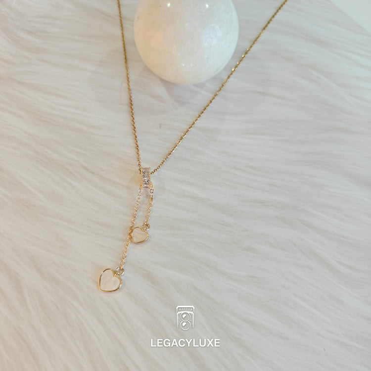 GoldenDuo Heart Necklace