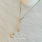 GoldenDuo Heart Necklace