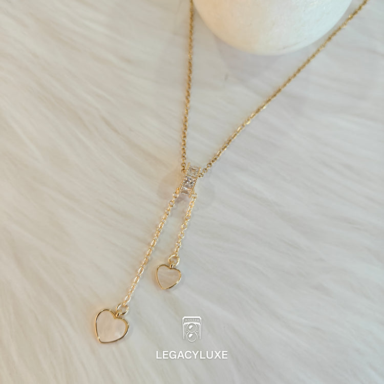GoldenDuo Heart Necklace