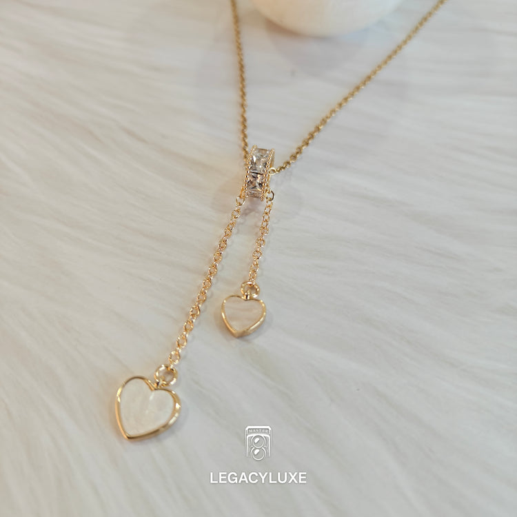 GoldenDuo Heart Necklace