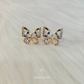 LuxeFlutter Crystal Studs