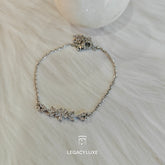 SilverBloom Sparkle Bracelet