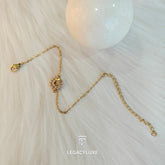 DazzleBloom Gold Bracelet