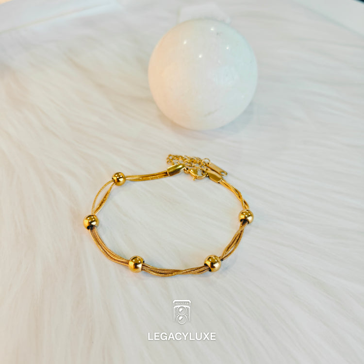 Elegance Multi-Layer Gold Bracelet