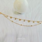 GleamDrops Dual-Layer Gold Bracelet