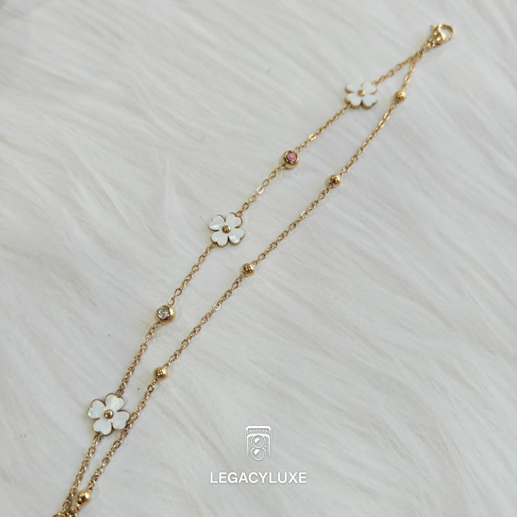 FloraTwinkle Layered Bracelet