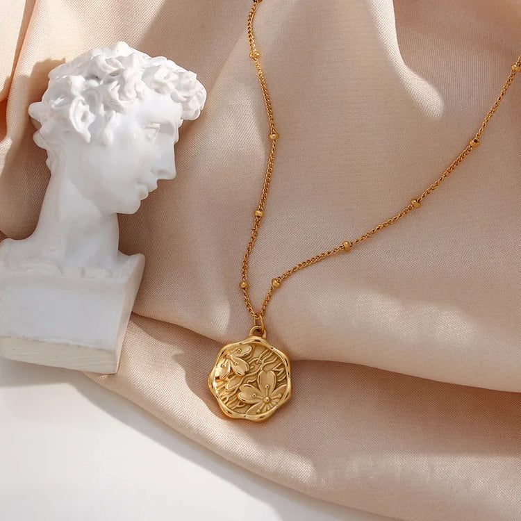 Golden Dynasty Coin Pendant