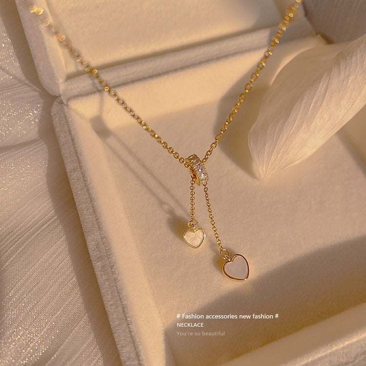 GoldenDuo Heart Necklace