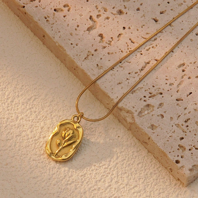 Golden Bloom Pendant