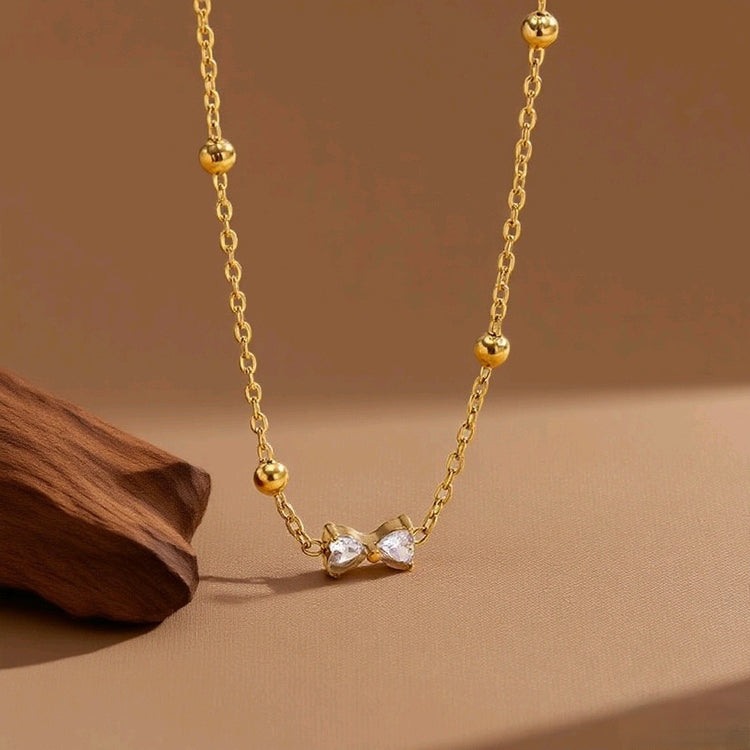 bow knot necklace